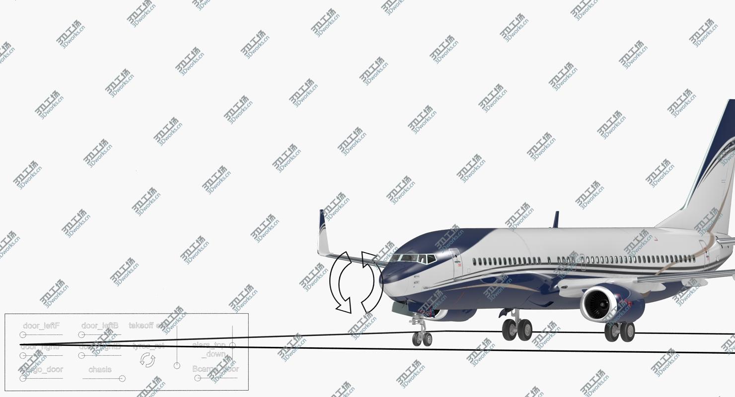 images/goods_img/202105074/3D Boeing 737-800 with Interior Generic Rigged 3D Model model/5.jpg
